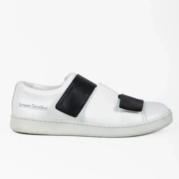 Acne Studios Black and White Triple Lo Yin Yang Sneakers - Picture 1 of 9